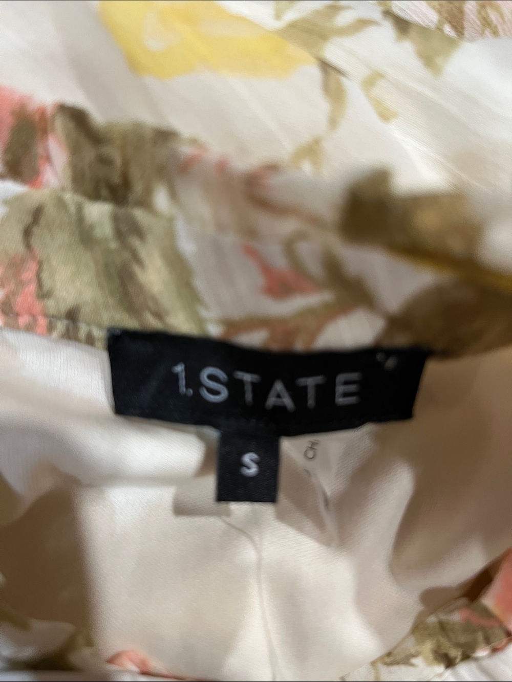 1. State Floral Tiered Long-Sleeve Maxi Dress, size small, new with tags - Picture 14 of 14
